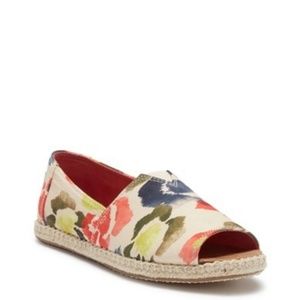 TOMS Tangerine Espadrille Flats
